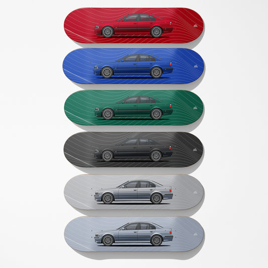 E39 Car Art Skateboard Deck