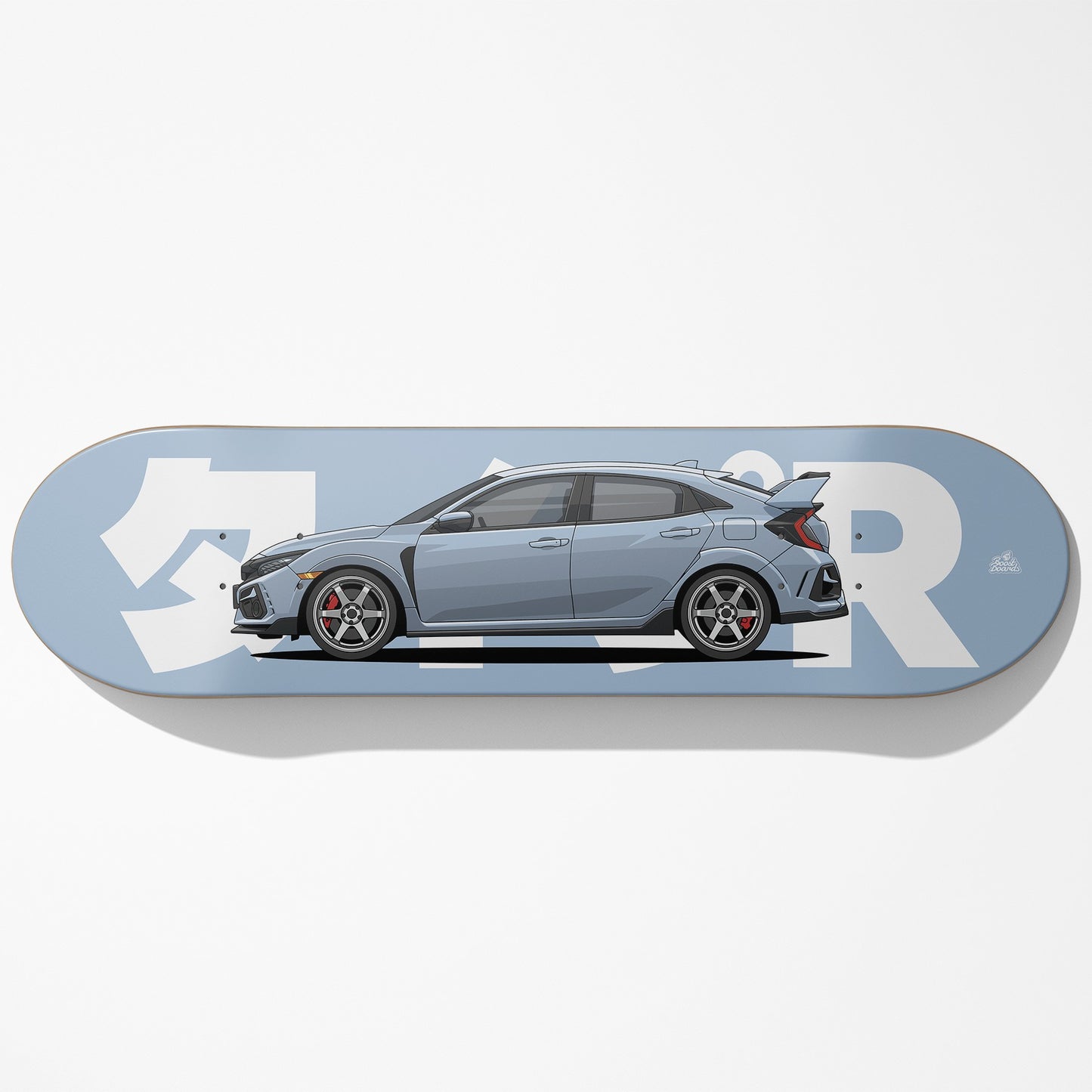 FK8 Car Art Skateboard Deck