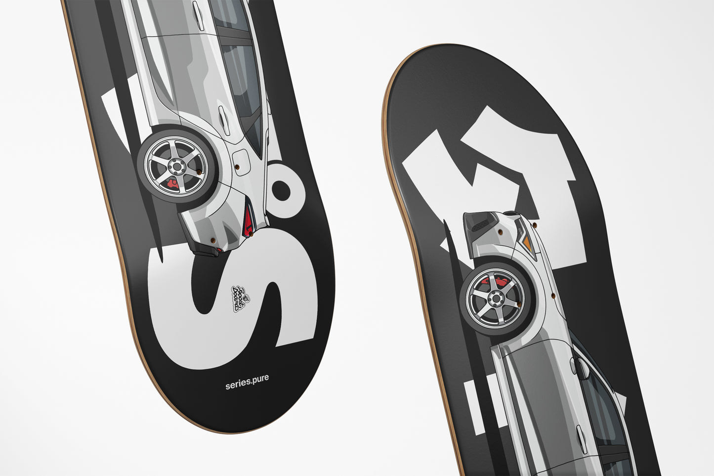 DE5 Car Art Skateboard Deck