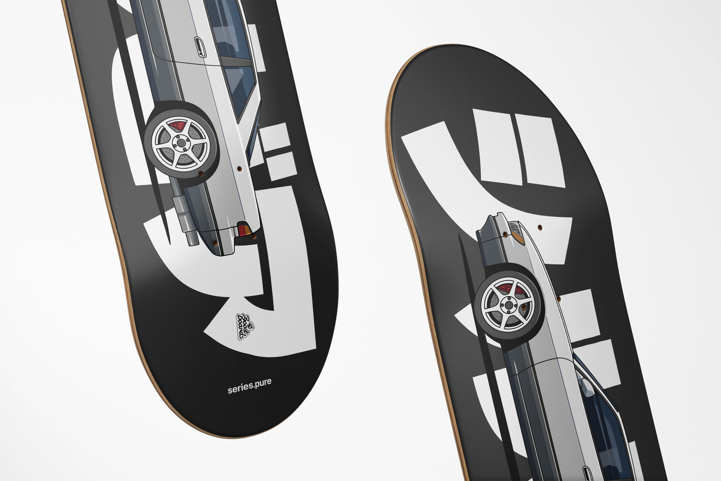 S13 Car Art Skateboard Deck