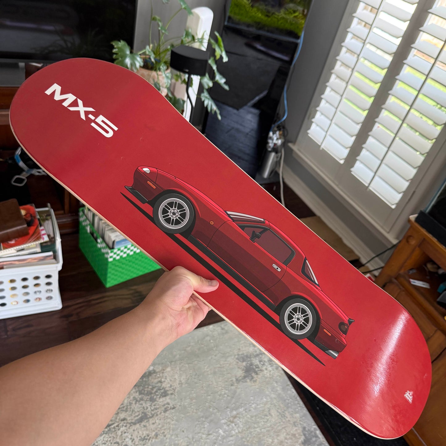 NA MX-5 Skateboard Deck