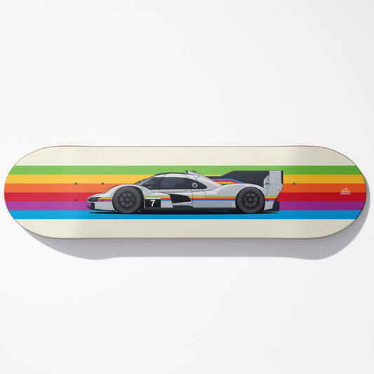 963 Apple Car Art Skateboard Deck