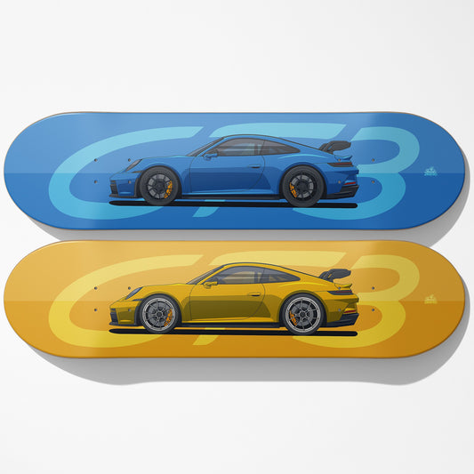 992 GT3 Car Art Skateboard Deck
