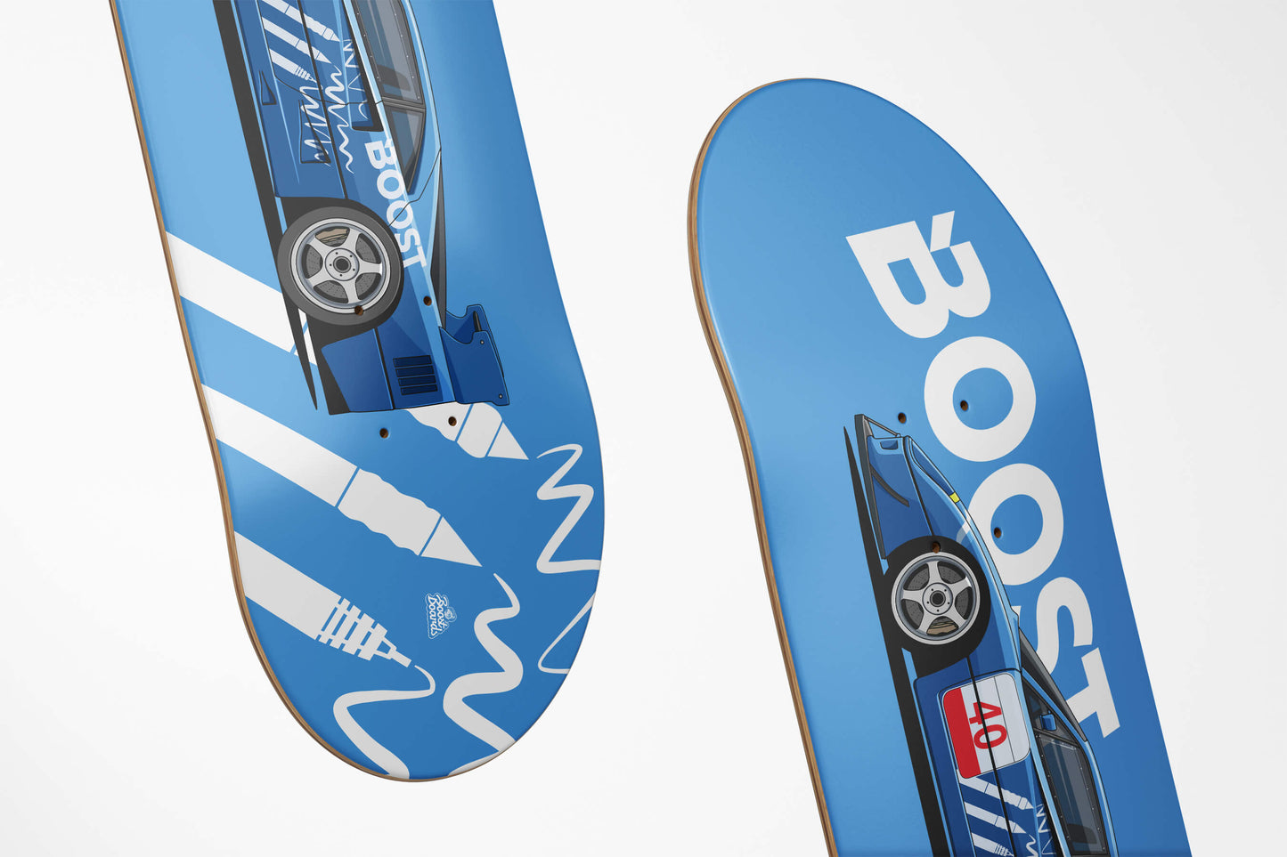 BOOST-40 Car Art Skateboard Deck