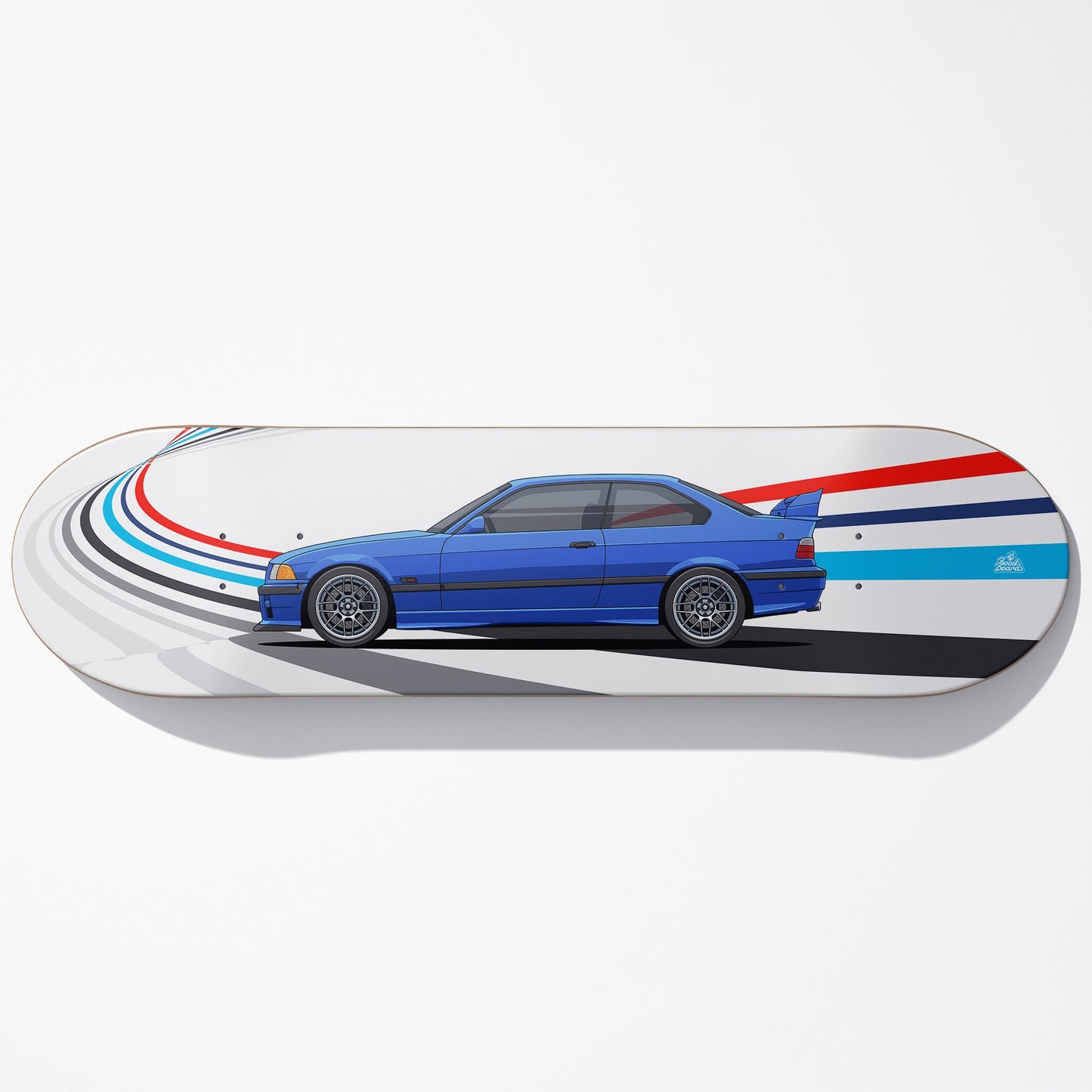 E36 Car Art Skateboard Deck