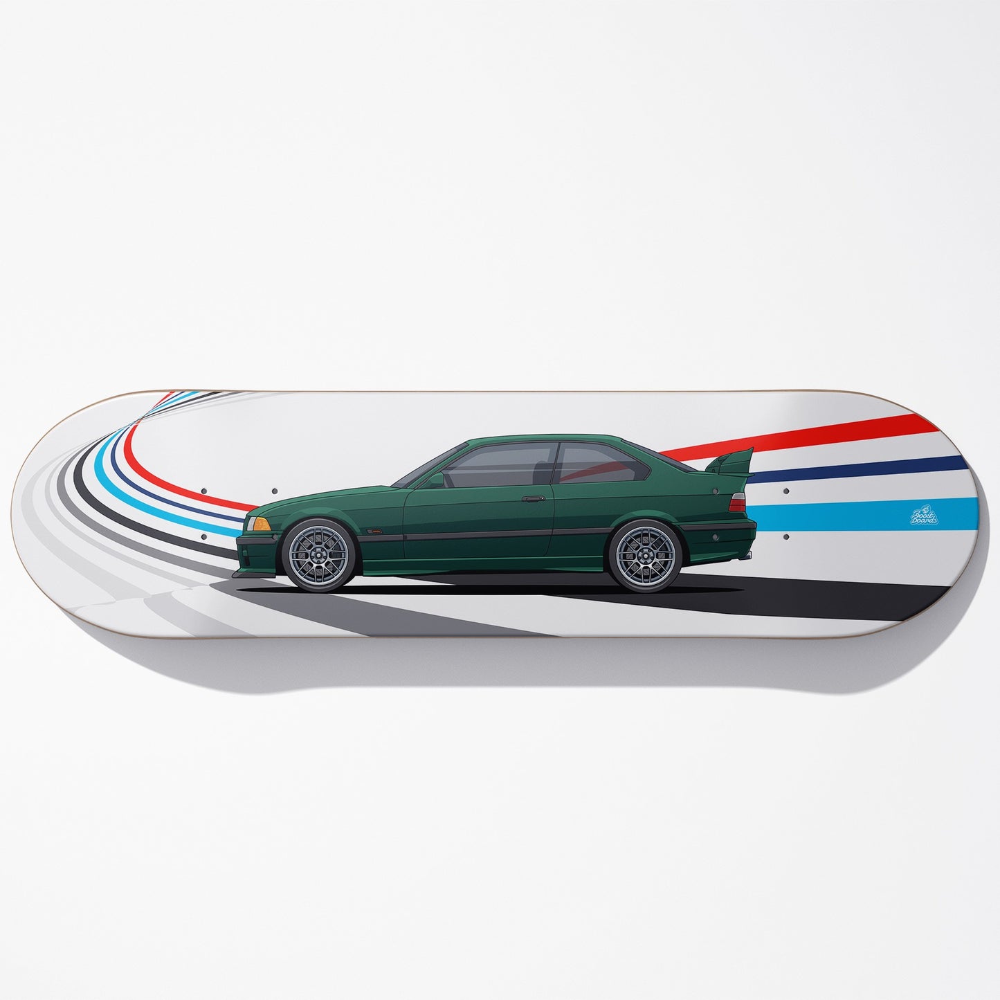 E36 Car Art Skateboard Deck