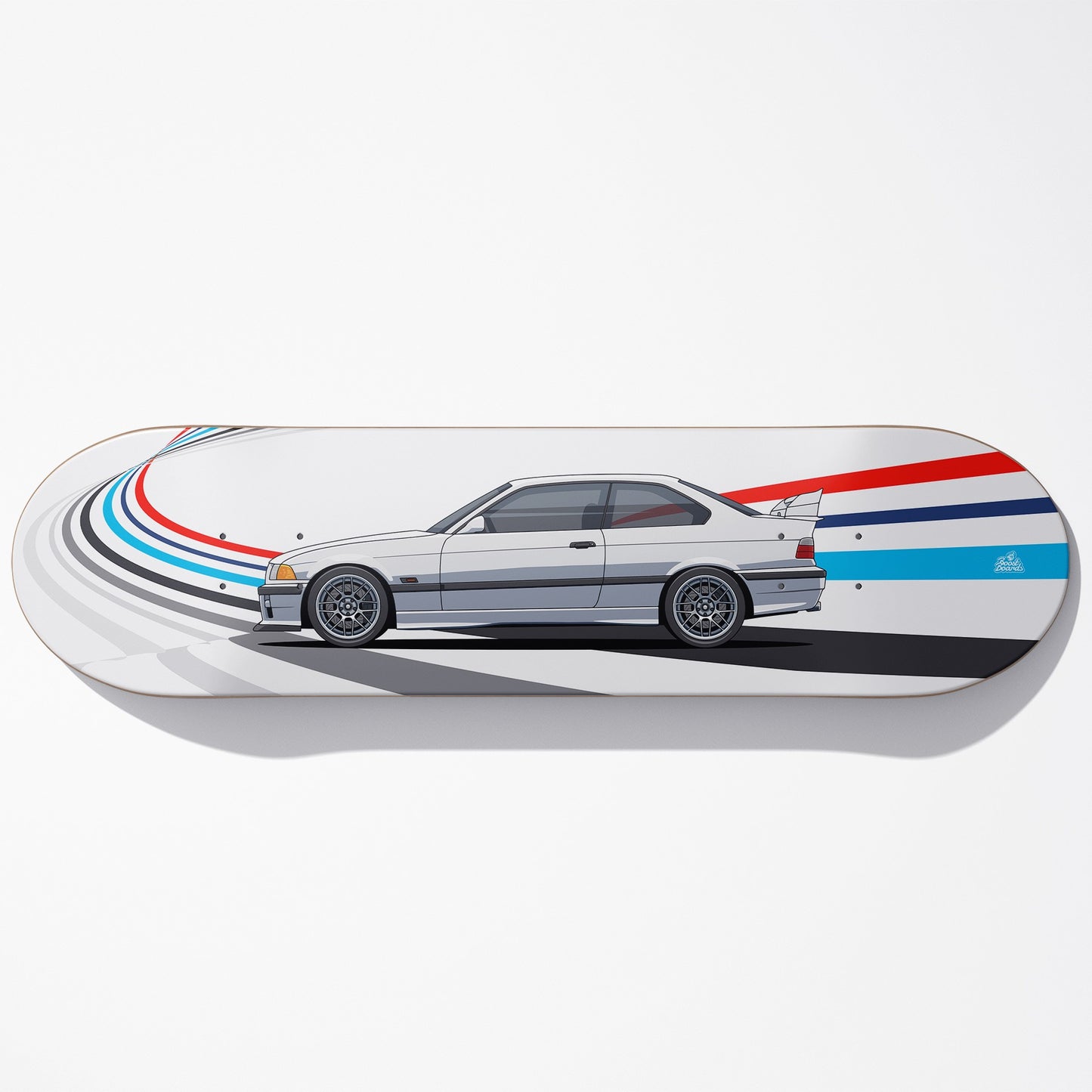 E36 Car Art Skateboard Deck