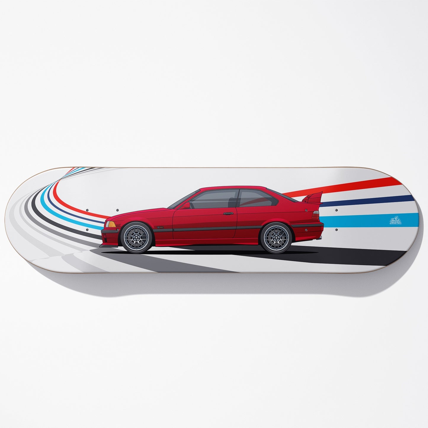 E36 Car Art Skateboard Deck