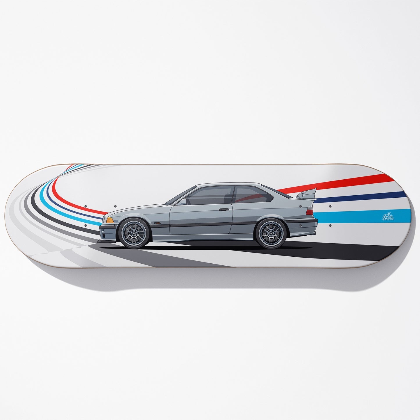 E36 Car Art Skateboard Deck