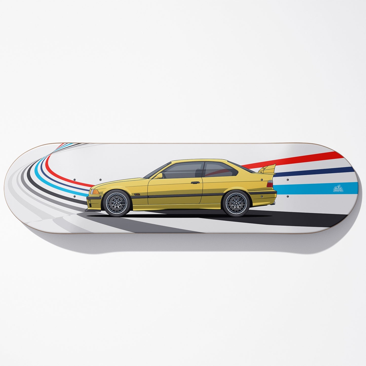 E36 Car Art Skateboard Deck