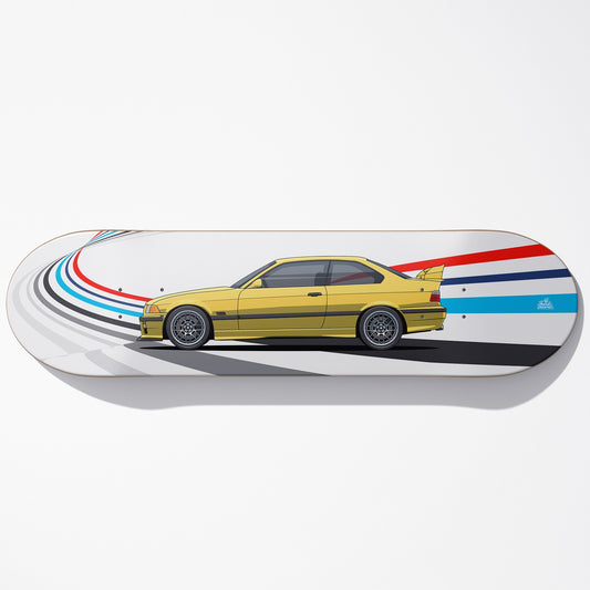E36 Car Art Skateboard Deck