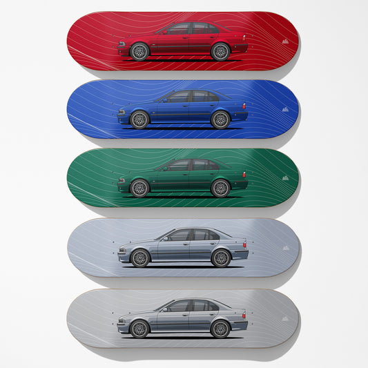 E39 Car Art Skateboard Deck