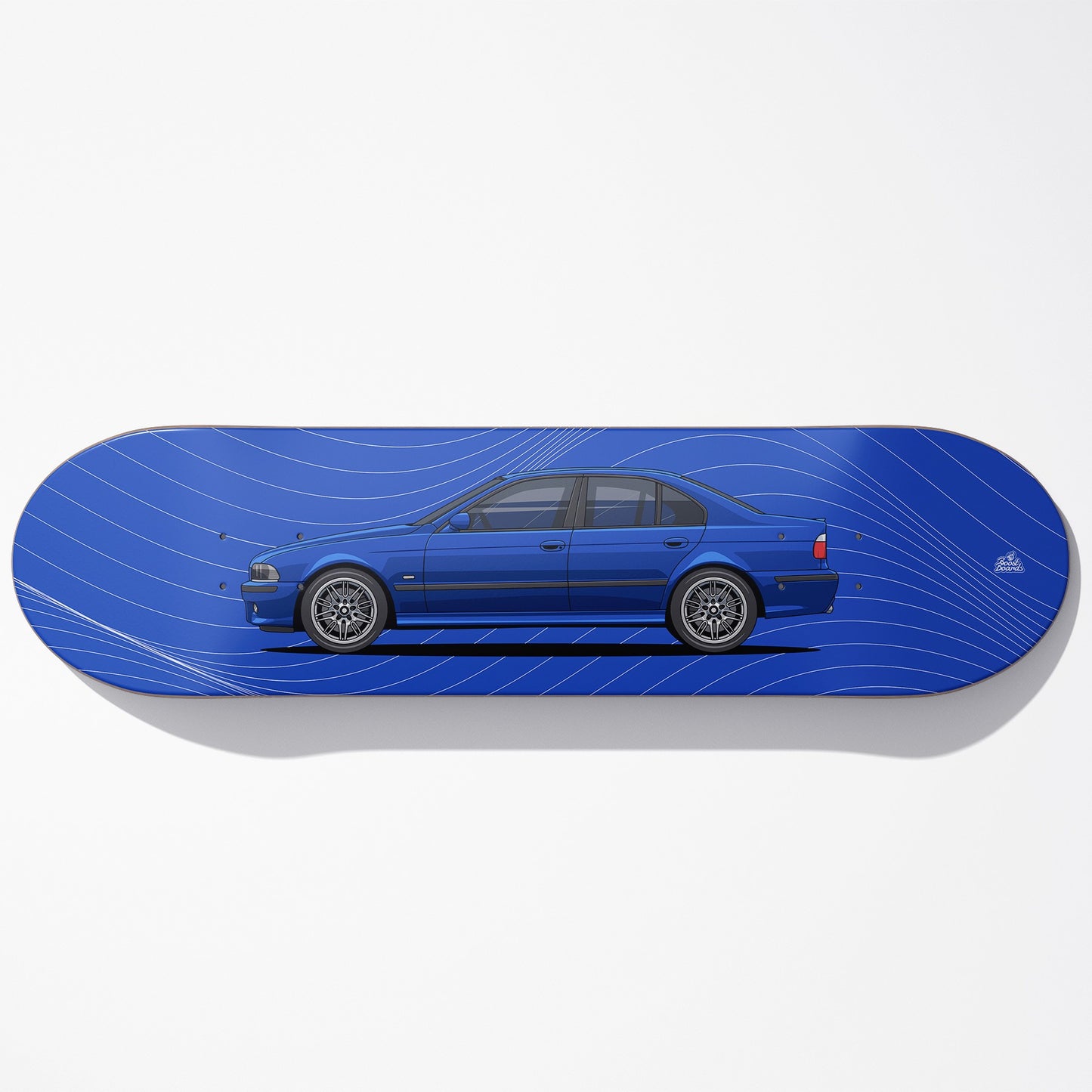 E39 Car Art Skateboard Deck
