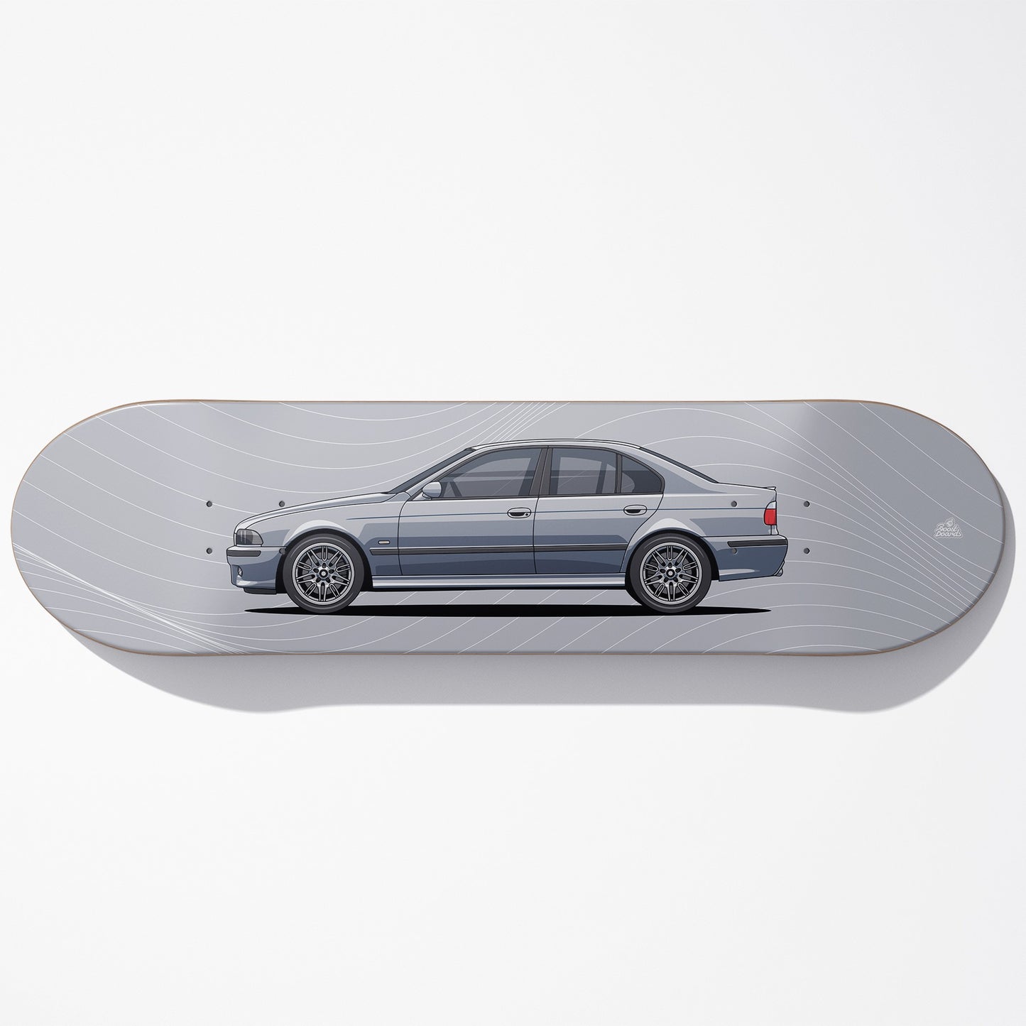E39 Car Art Skateboard Deck