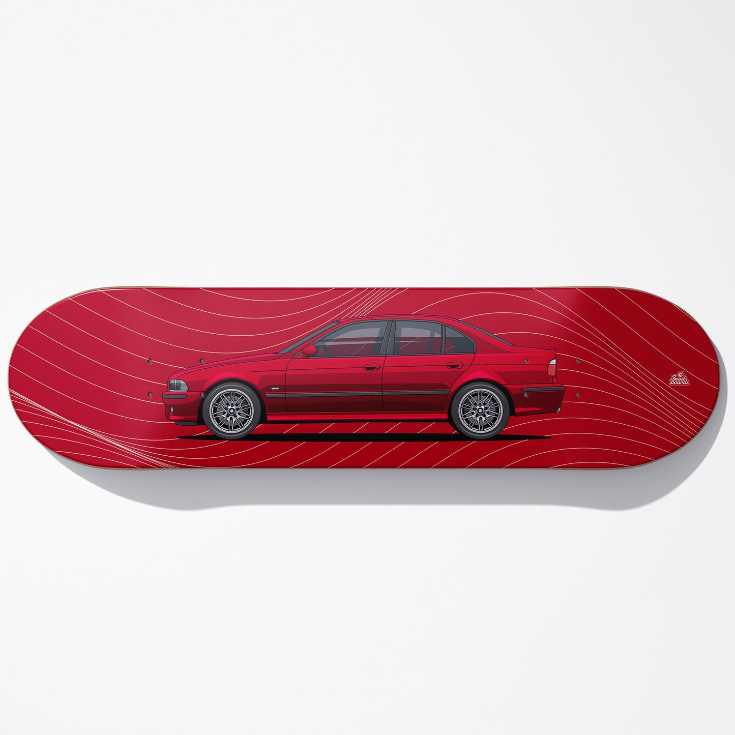 E39 Car Art Skateboard Deck