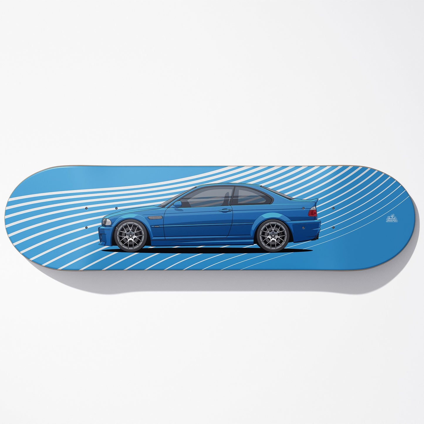 E46 Car Art Skateboard Deck