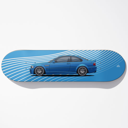 E46 Car Art Skateboard Deck