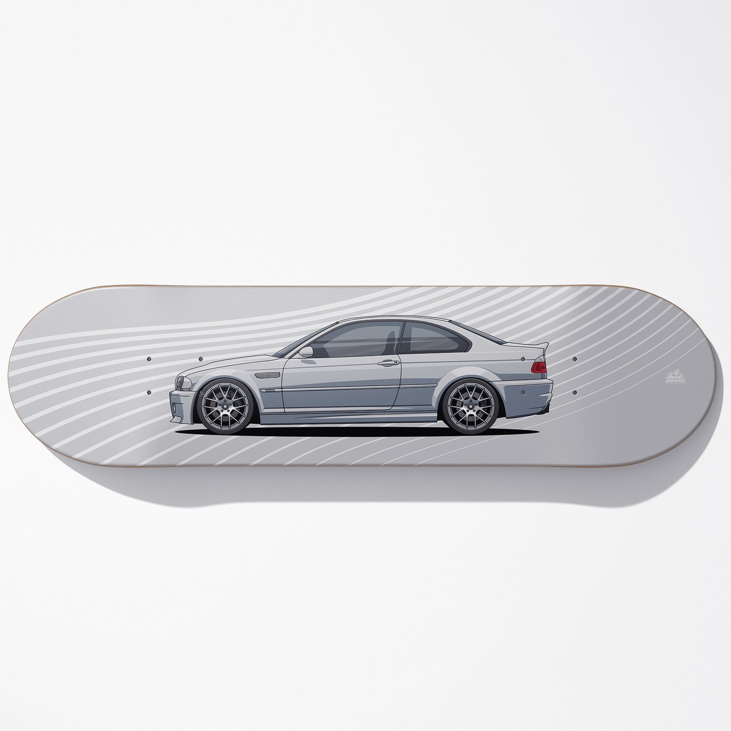 E46 Car Art Skateboard Deck