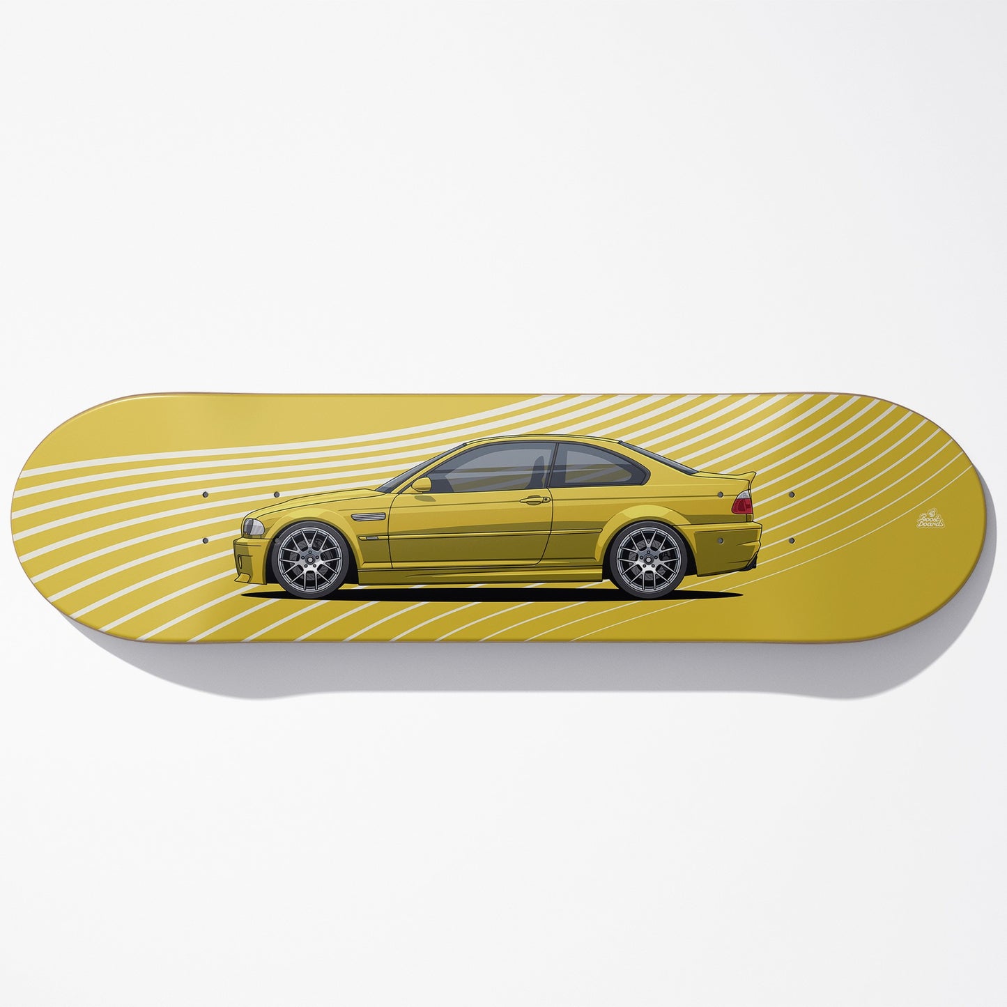 E46 Car Art Skateboard Deck