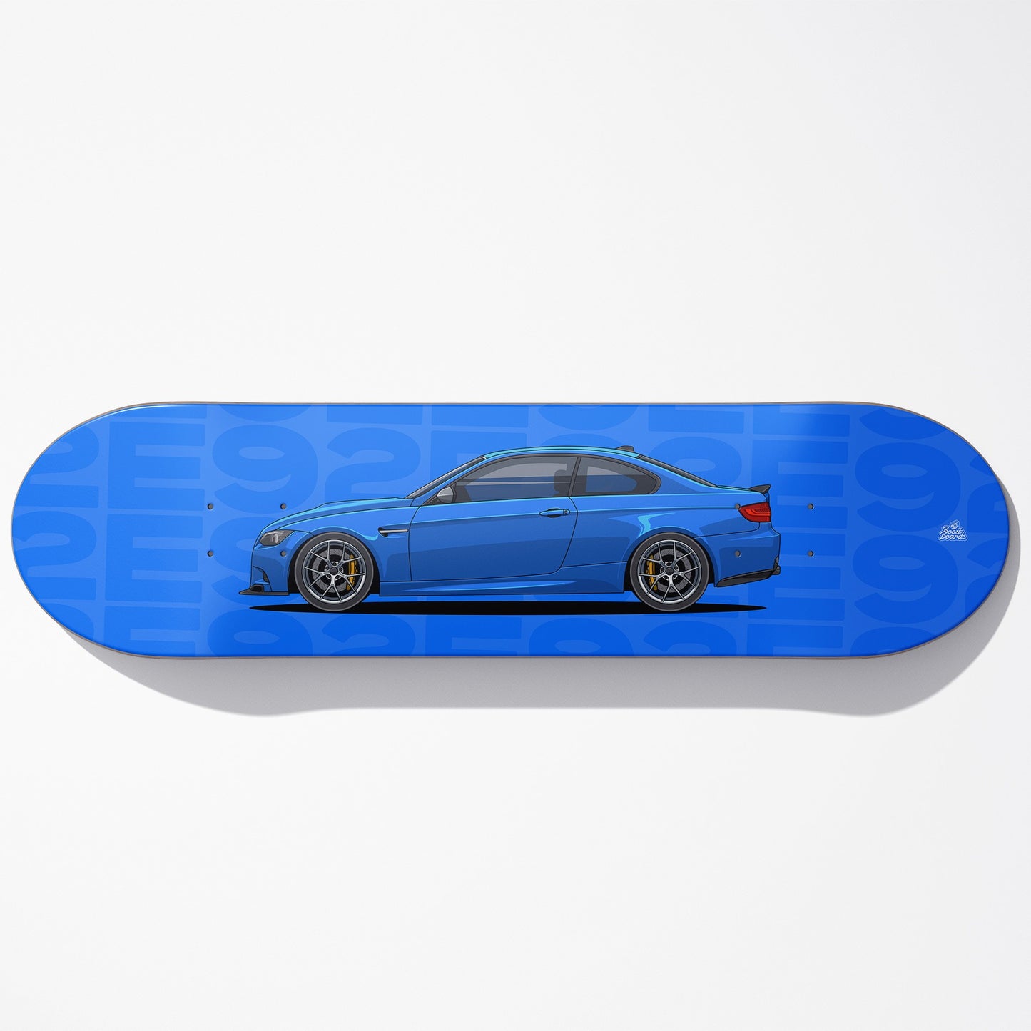 E92 Car Art Skateboard Deck