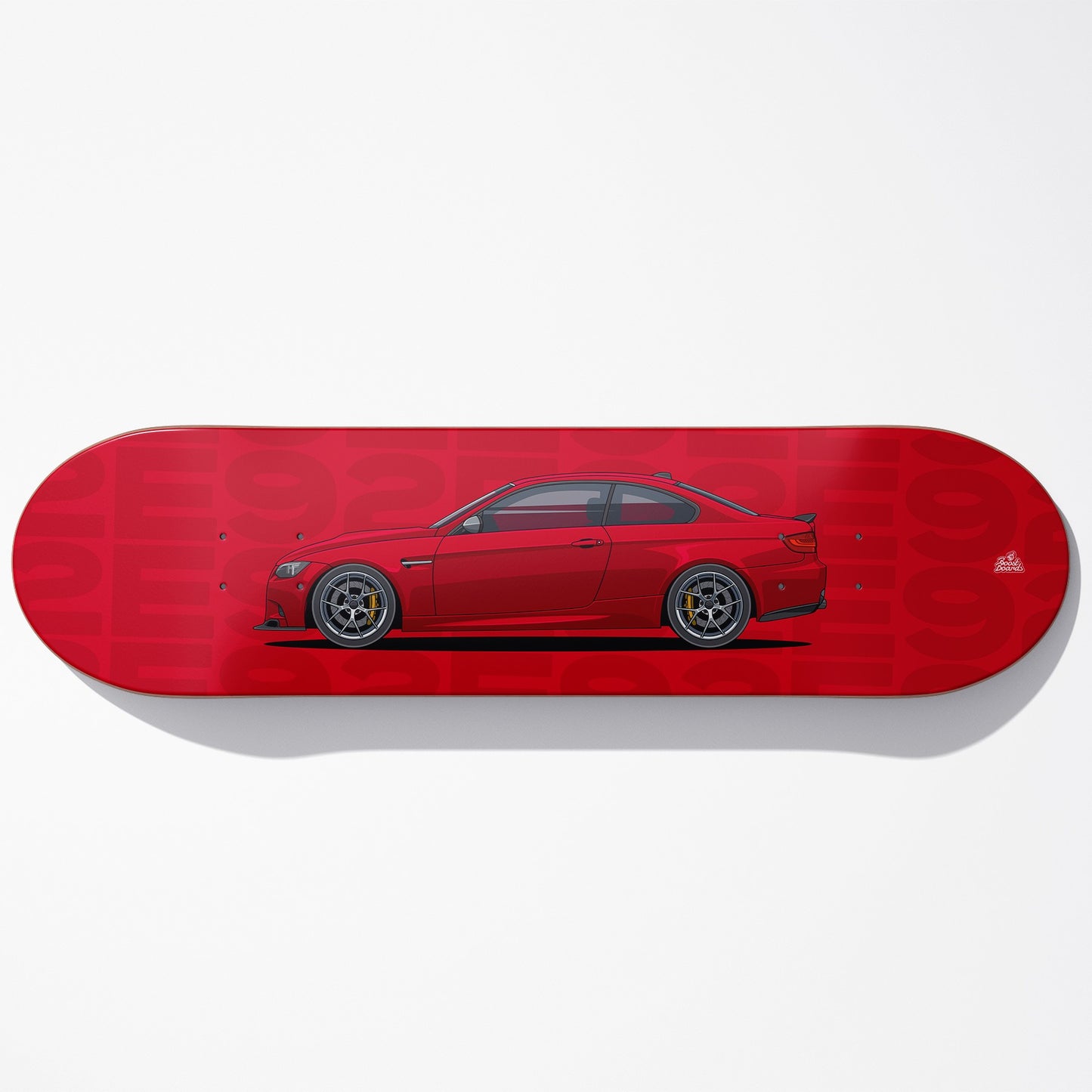 E92 Car Art Skateboard Deck