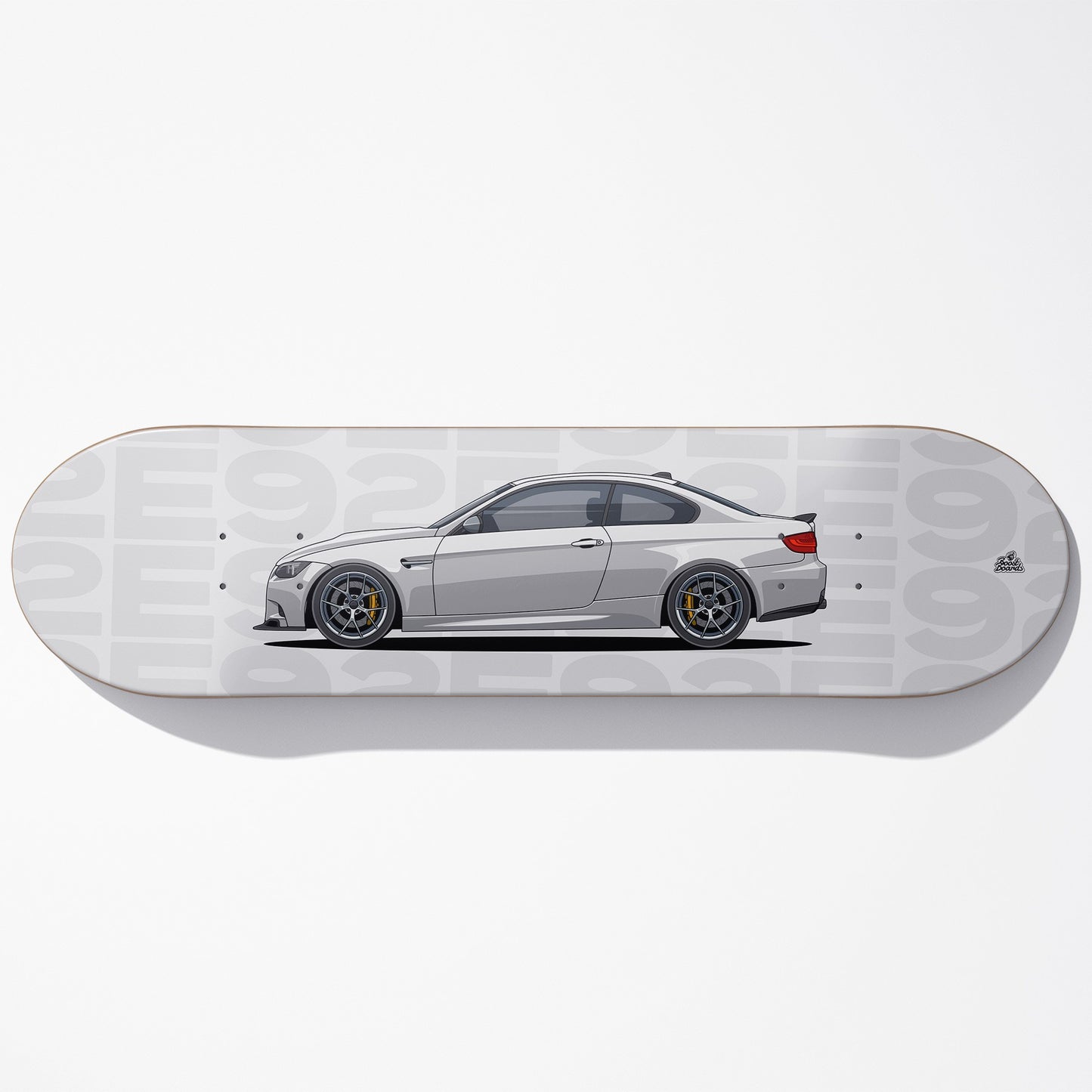 E92 Car Art Skateboard Deck