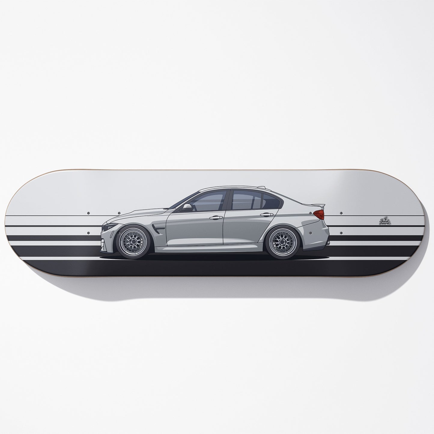 F80 M3 Car Art Skateboard Deck