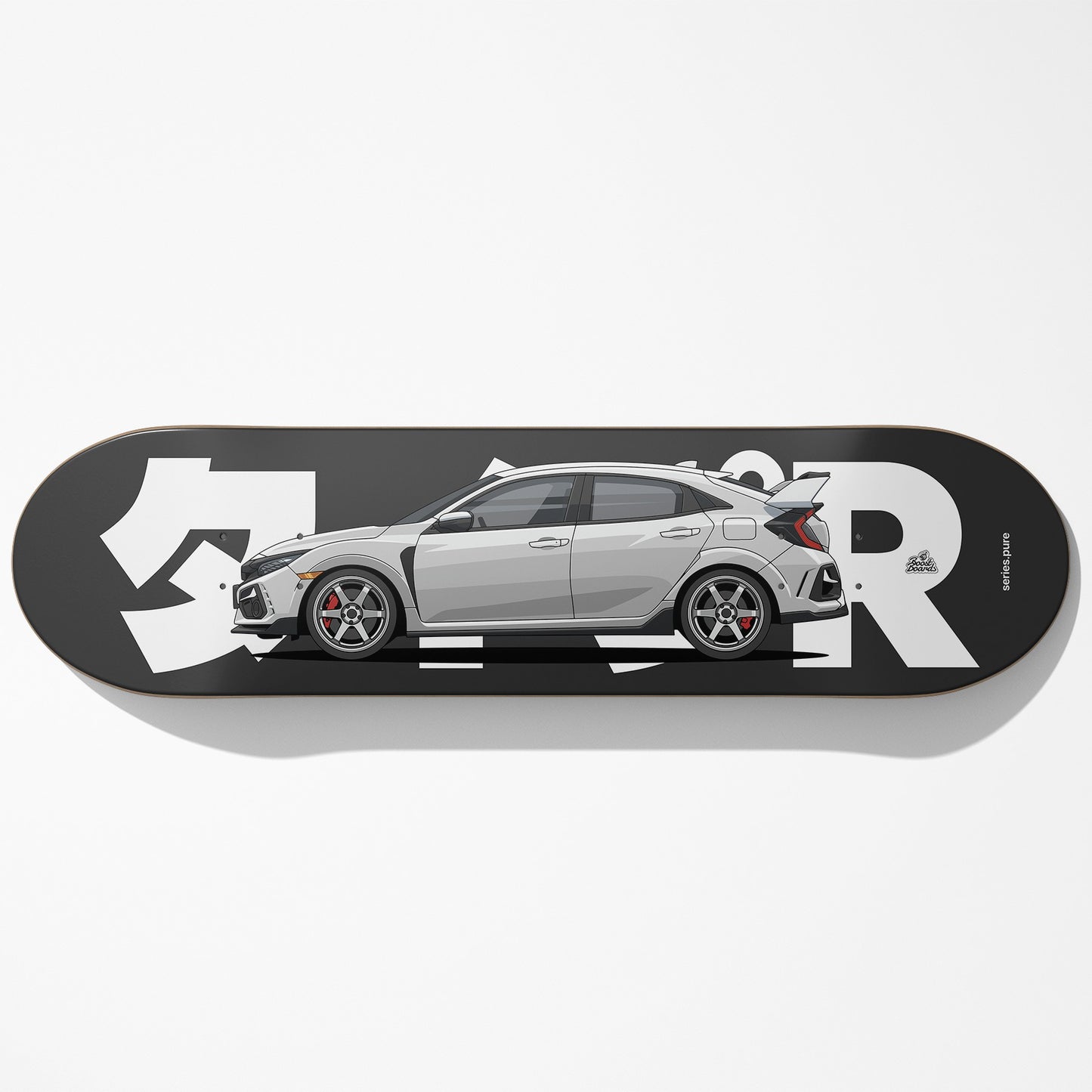 FK8 Car Art Skateboard Deck