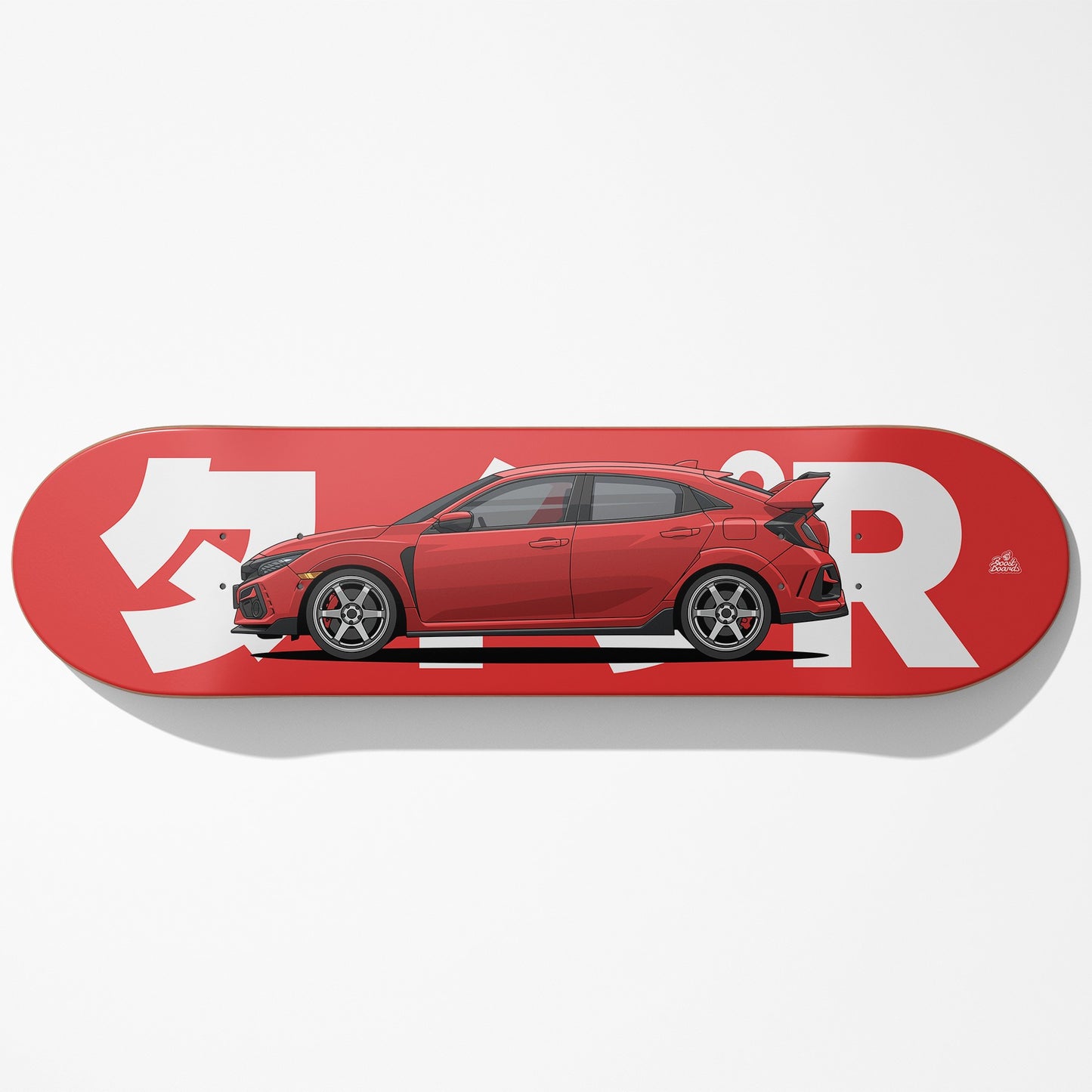 FK8 Car Art Skateboard Deck