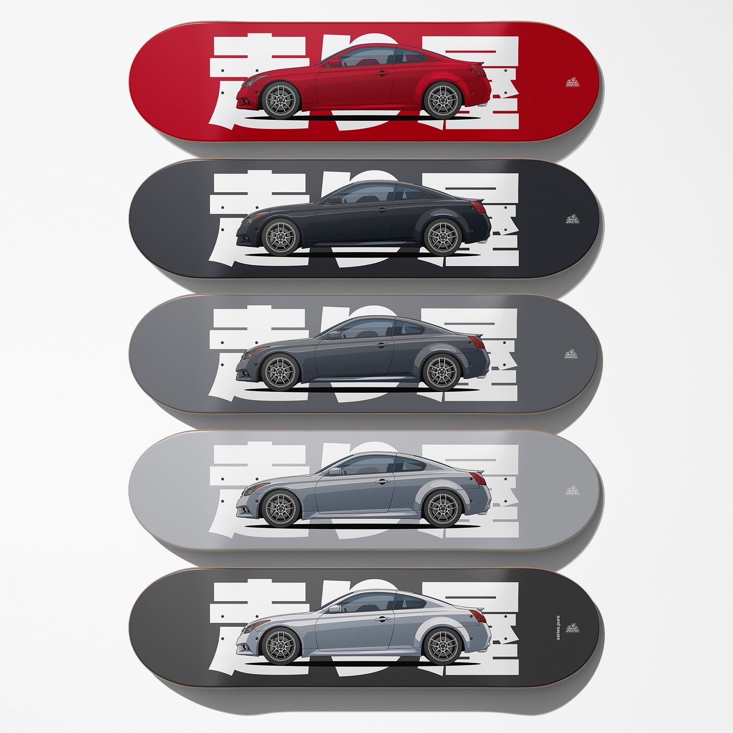 G37 Car Art Skateboard Deck