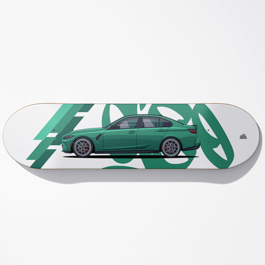 G80 M3 Car Art Skateboard Deck