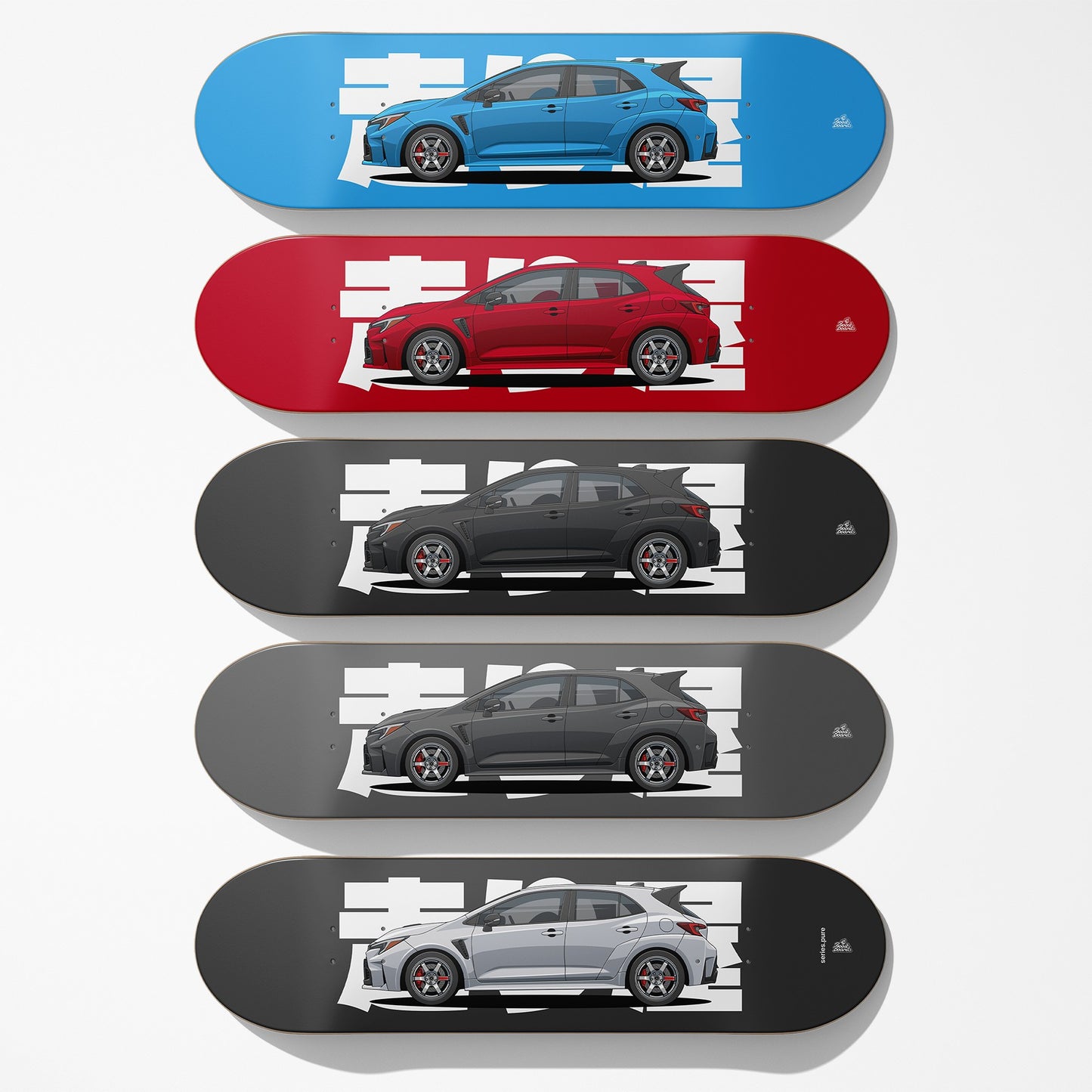 GRC V1 Car Art Skateboard Deck