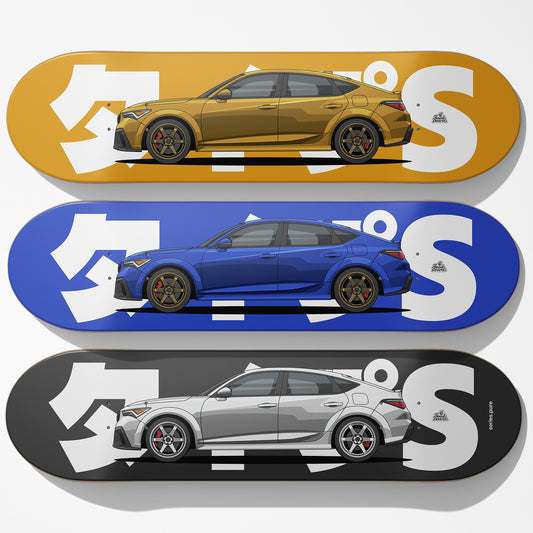 DE5 Car Art Skateboard Deck