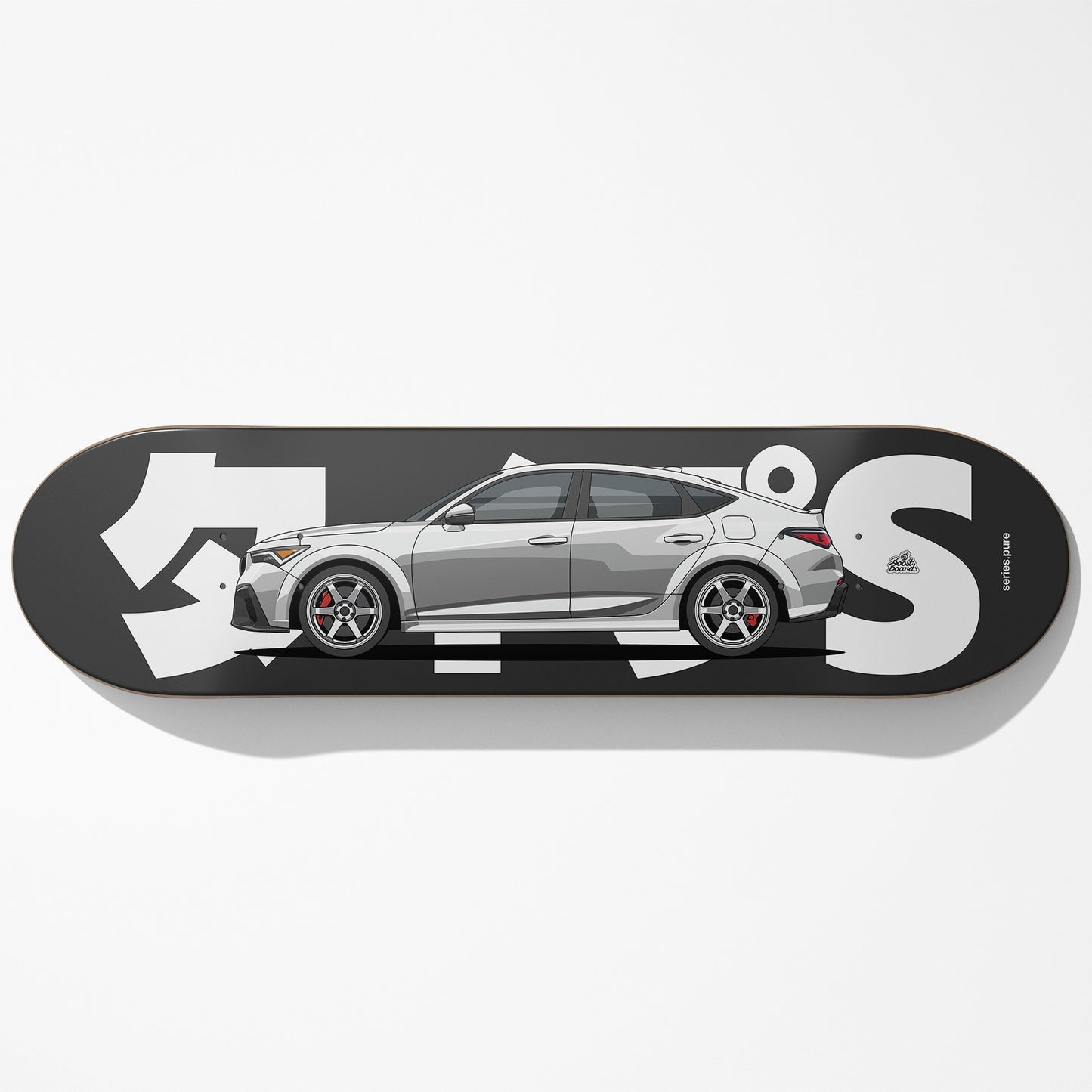 DE5 Car Art Skateboard Deck