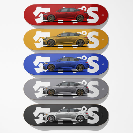 DE5 Car Art Skateboard Deck