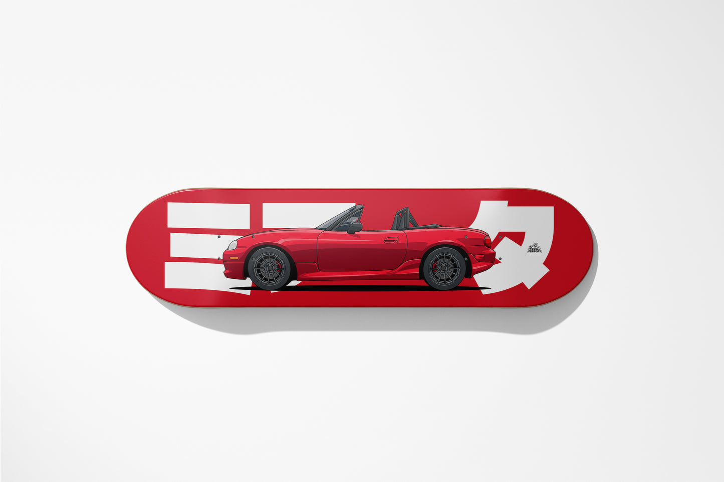 NB Car Art Skateboard Deck