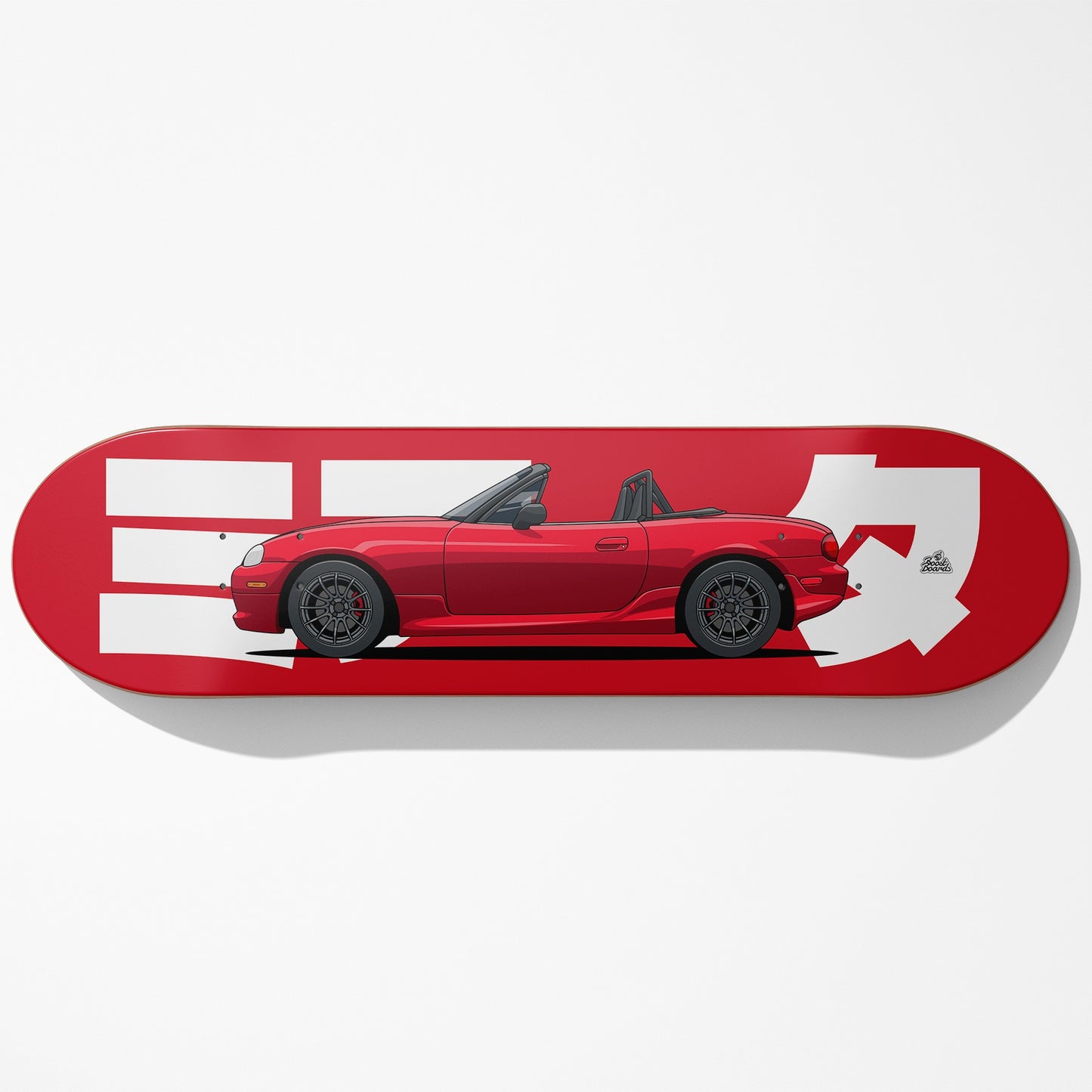 NB Car Art Skateboard Deck