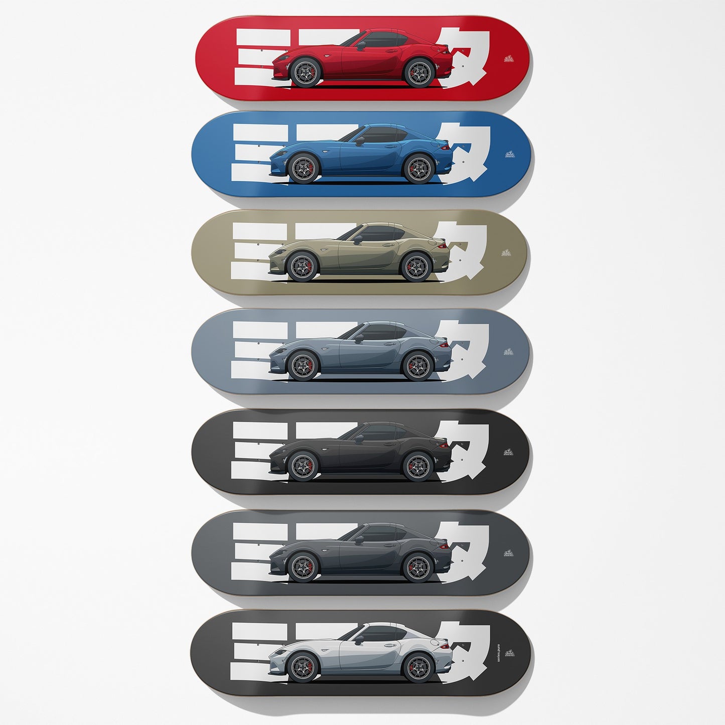 NDRF Car Art Skateboard Deck