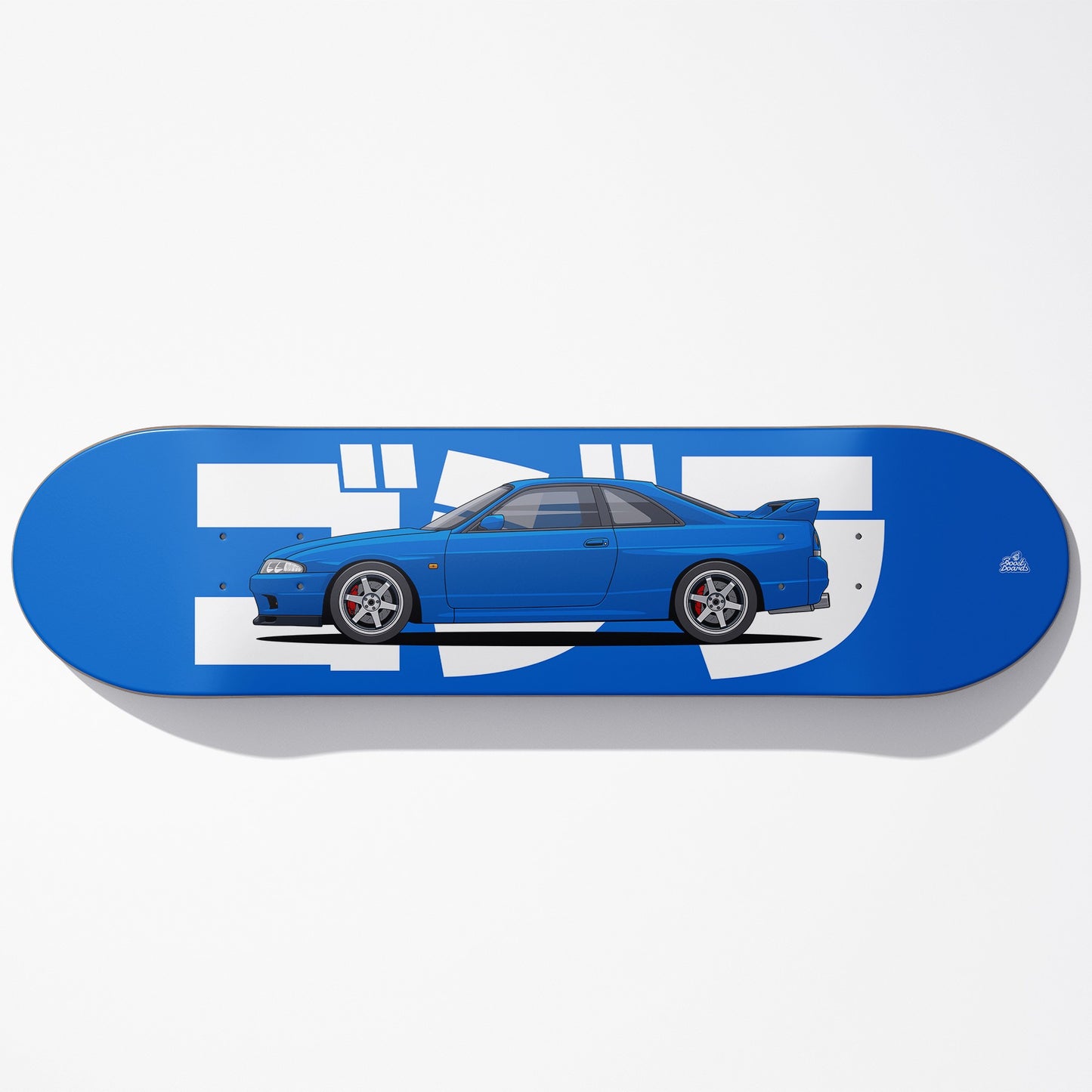 R33 Skyline Car Art Skateboard Deck