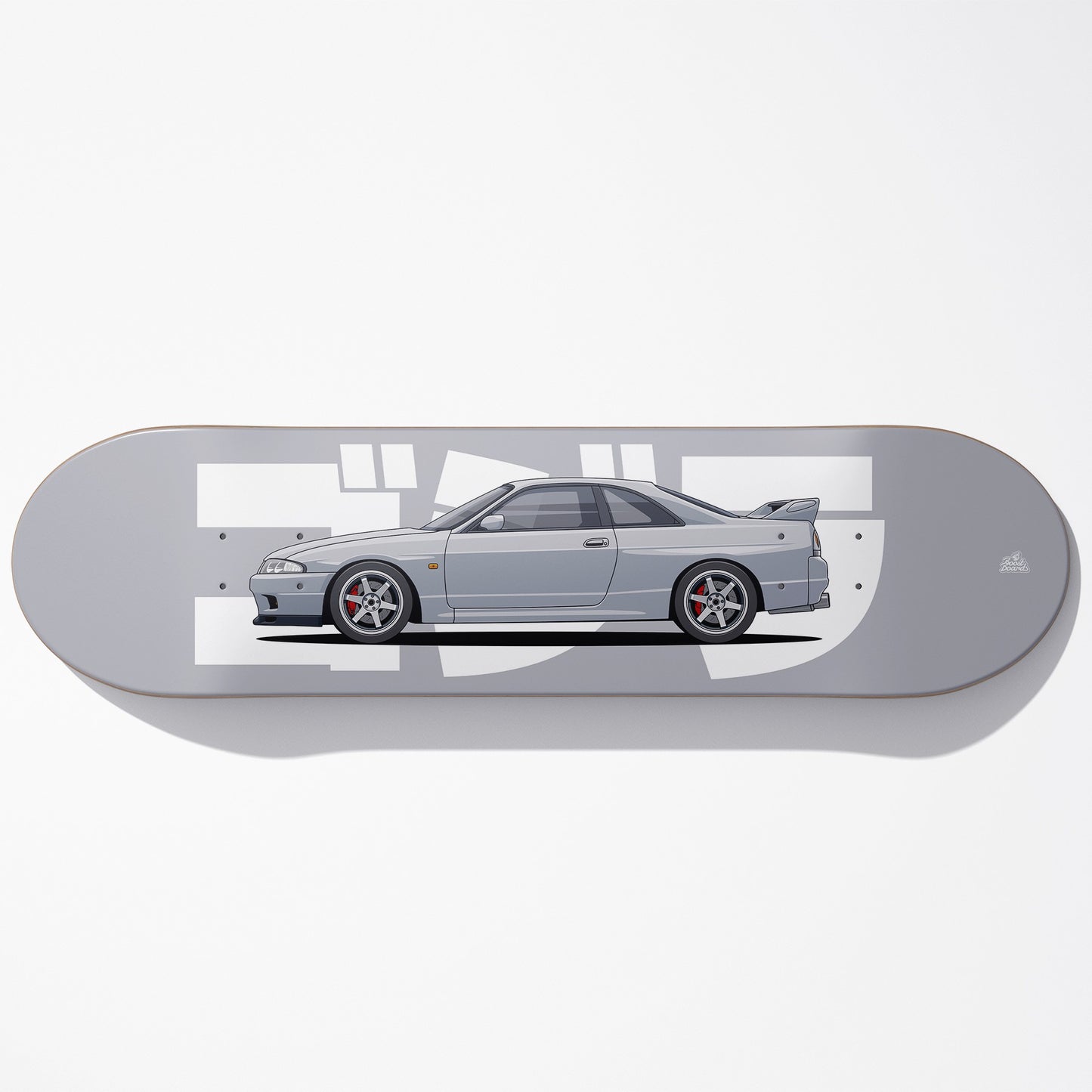 R33 Skyline Car Art Skateboard Deck