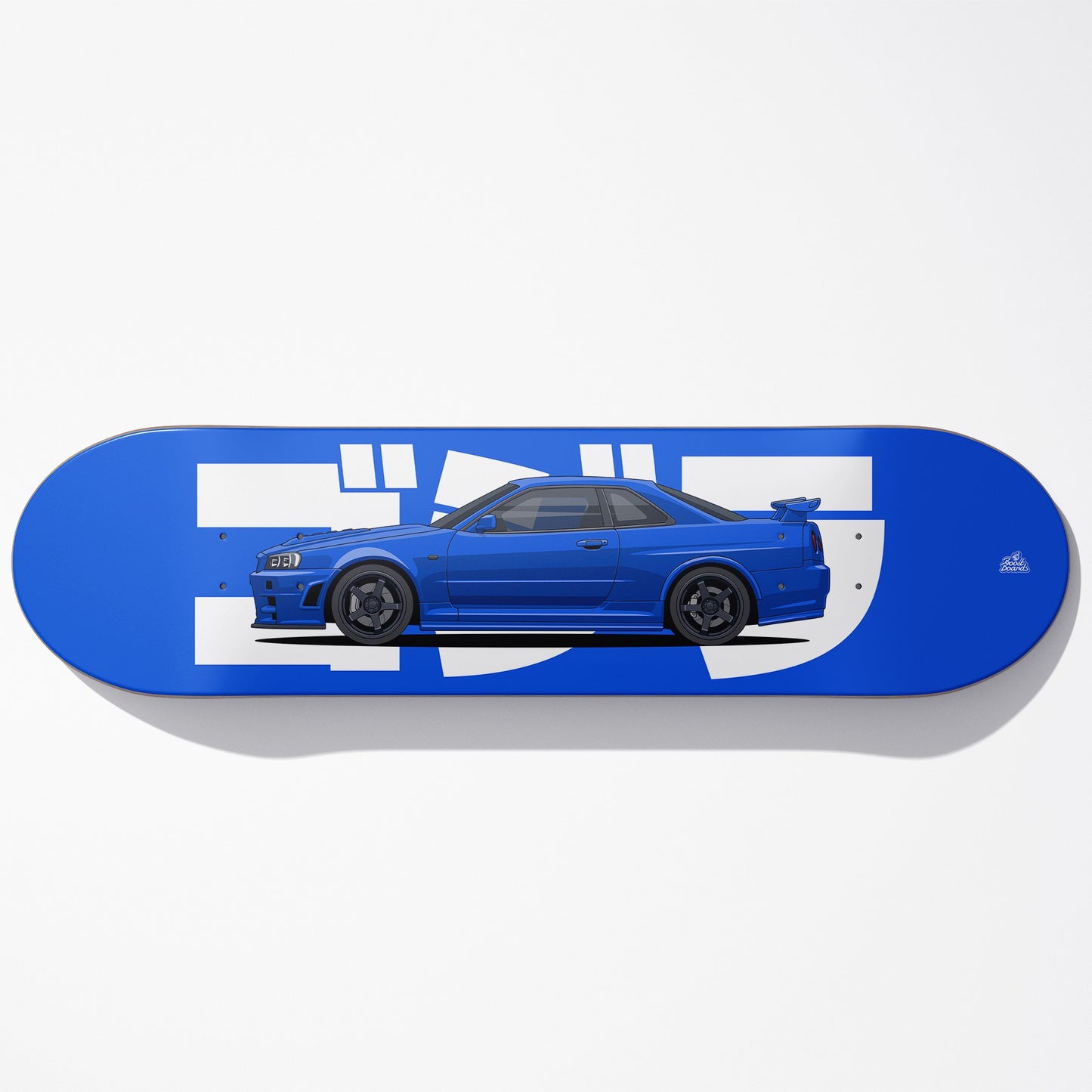 R34 Skyline Car Art Skateboard Deck