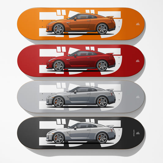 R35 Car Art Skateboard Deck