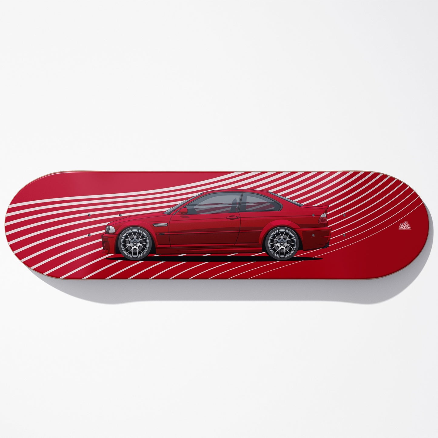 E46 Car Art Skateboard Deck
