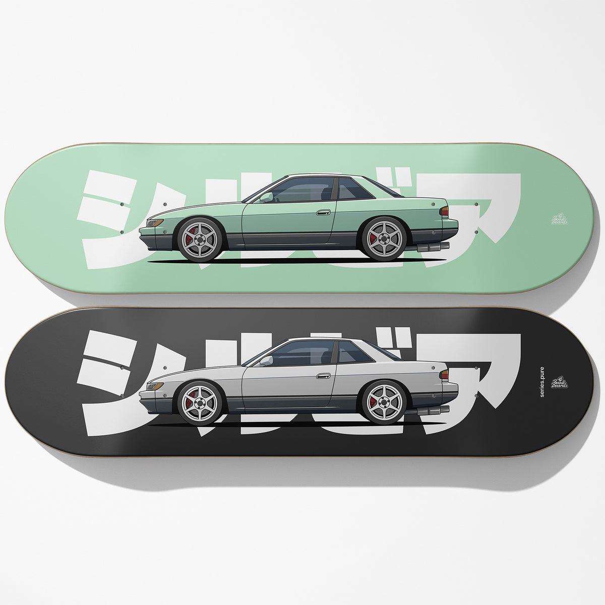 S13 Car Art Skateboard Deck